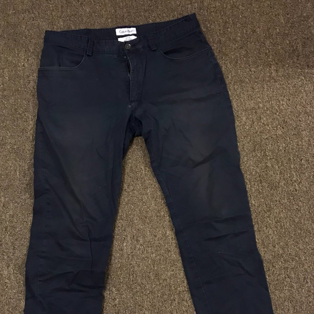 Calvin Klein Dark Blue Chinos